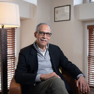 Photo of Claude Steele in his office