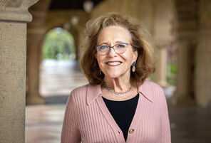 Hazel Markus in the Stanford arcade