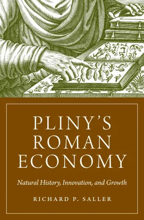 Cover image for the book "Pliny's Roman Economy"