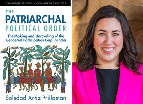 Image of the book The Patriarchal Political Order next to an image of its author, Soledad Artiz Prillaman