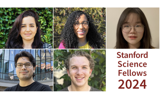 Image of the five 2024 Stanford Science Fellows