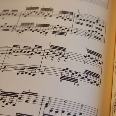 Sheet music.
