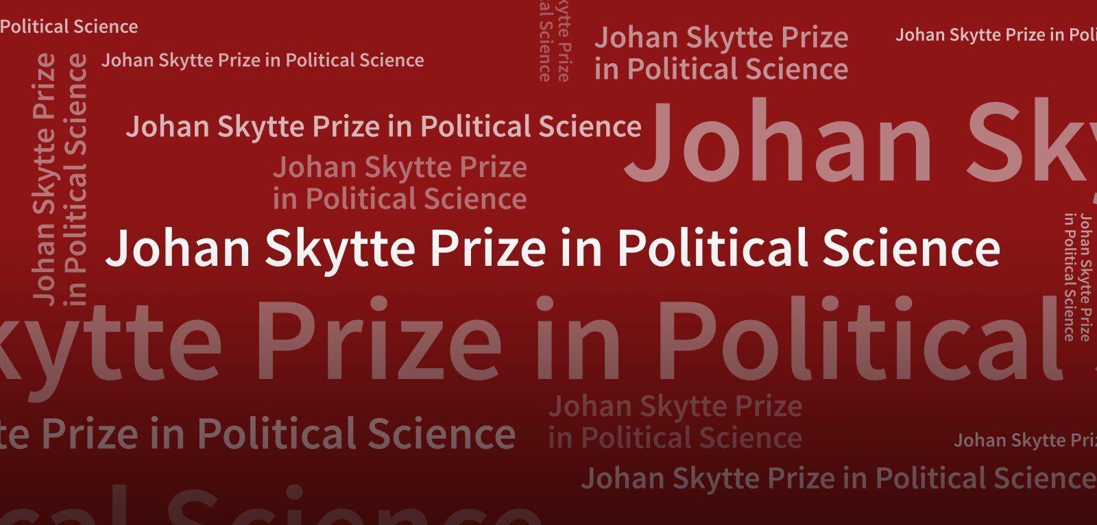 Johan Skytte Prize banner