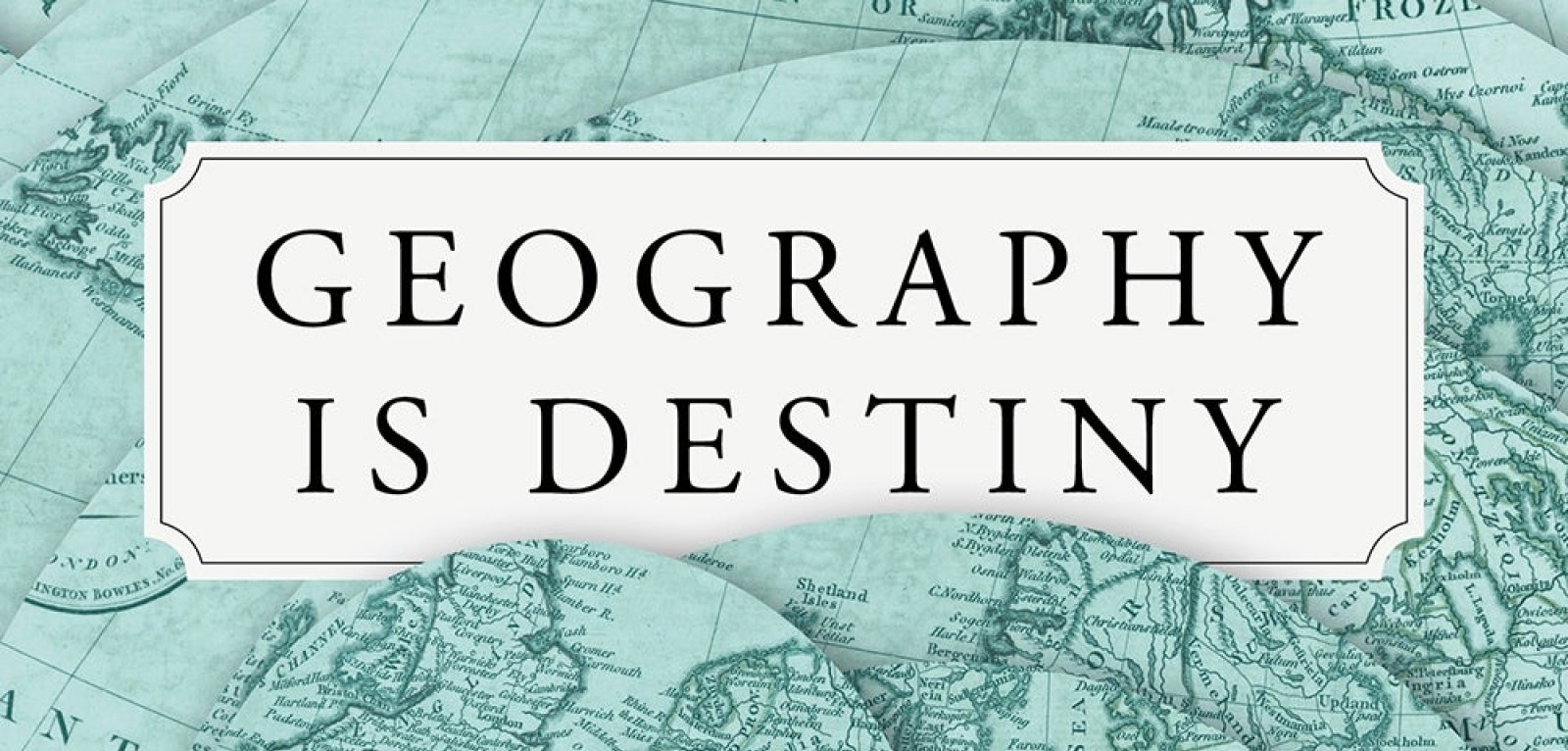 Cover image of Geography Is Destiny by Ian Morris