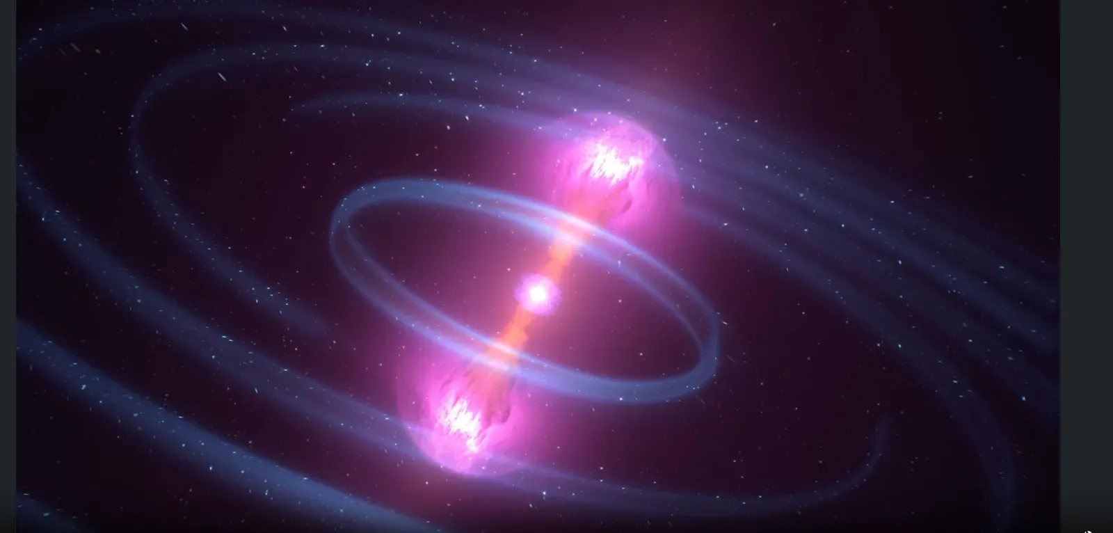 When neutron stars merge, they create bursts of gravitational waves and gamma rays