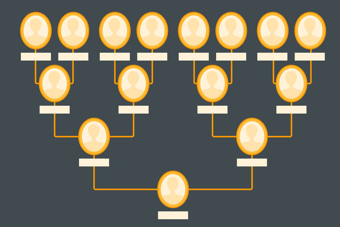 An illustration of a family tree