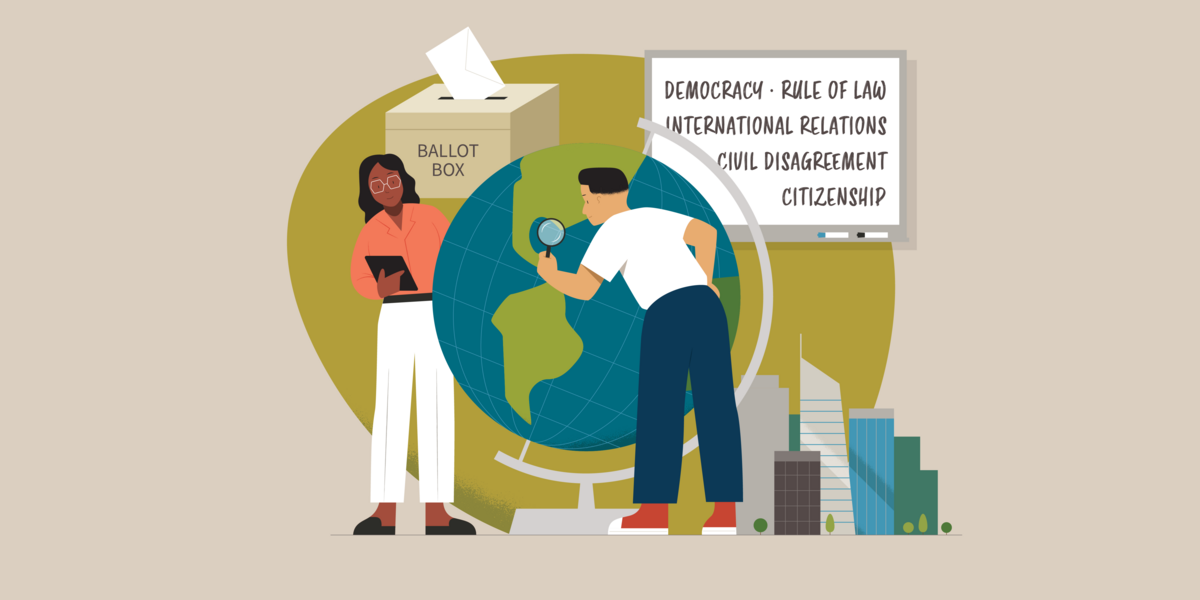 Illustration of natural science subjects