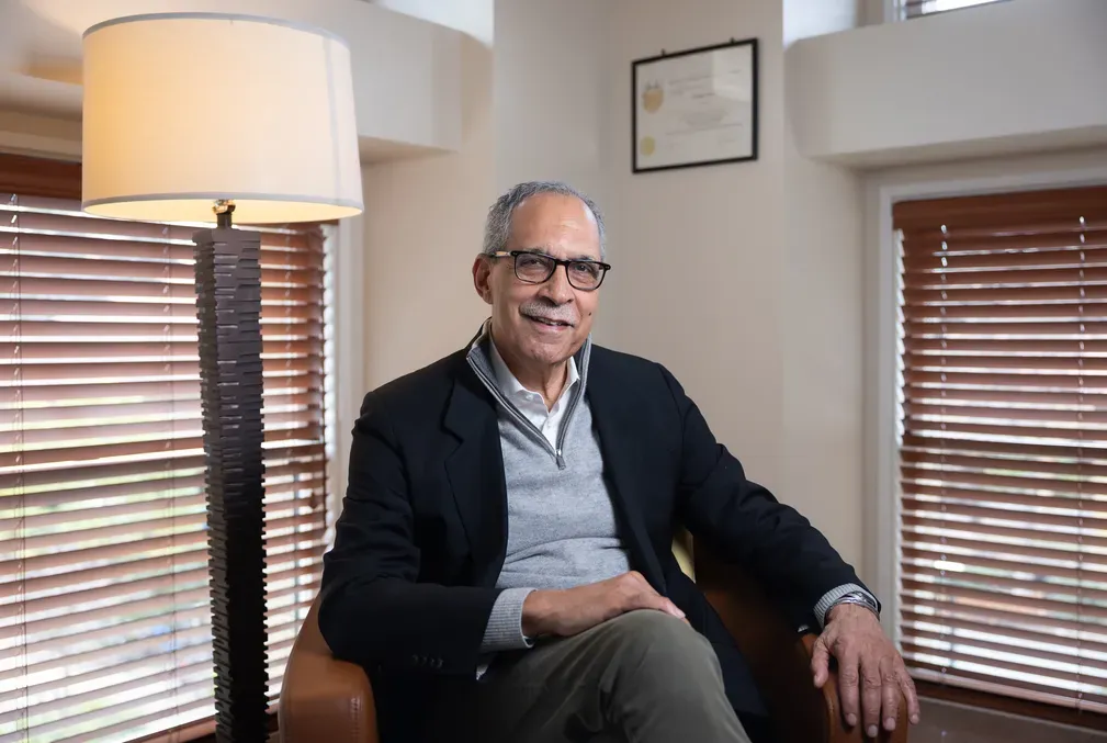 Claude Steele in his office