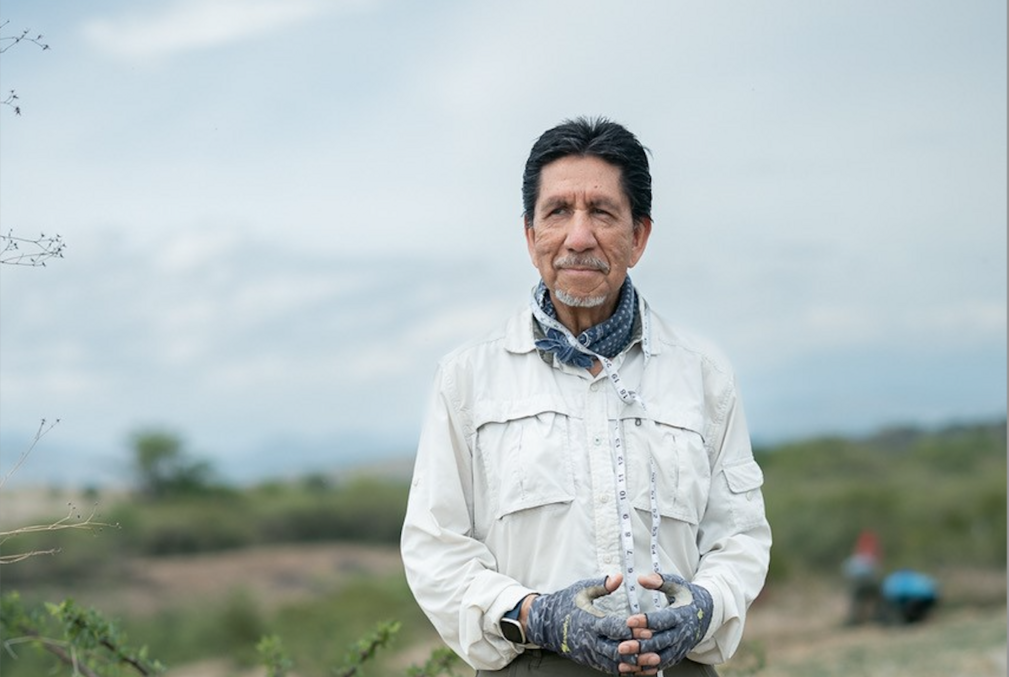 Rodolfo Dirzo stands in a field site in Oaxaca, Mexico. 