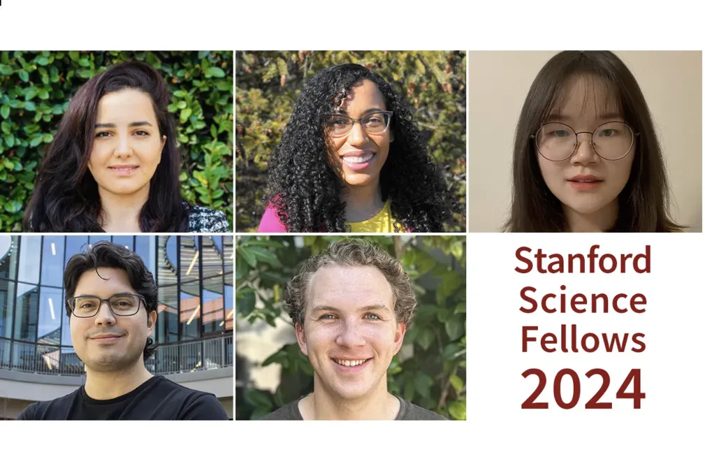 Image of the five 2024 Stanford Science Fellows