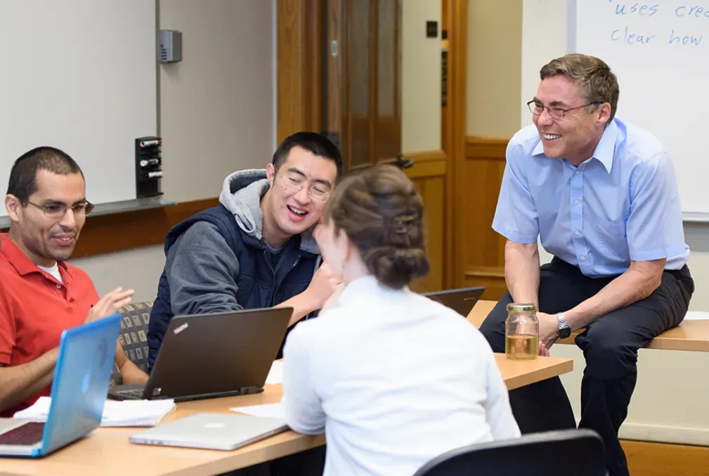 Carl Weiman teaching